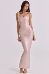 Rose Bandage Maxi Dress Limited Edition