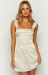 Mya-Cream-Satin-Mini-Dress