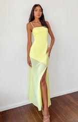 Karmic-Yellow-Chiffon-Maxi-Dress