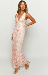 Farida-Peach-Lace-Maxi-Dress