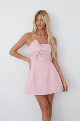 Alix-Twist-Front-Bubble-Mini-Dress