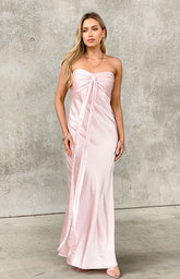 Ariella-Pink-Satin-Strapless-Maxi-Dress