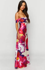 Ella-Pink-Floral-Print-Off-Shoulder-Formal-Dress