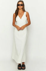 Verlaine-White-Linen-Blend-Maxi-Dress