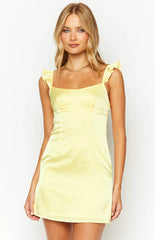Marigold-Muse-Yellow-Satin-Mini-Dress