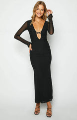 Monni-Black-Maxi-Dress