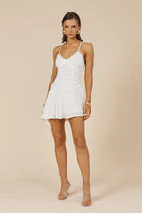 Odeza Mini Dress White