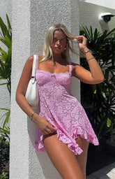All-Mine-Pink-Lace-Mini-Dress