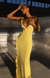 Nahanee-Yellow-Ruffle-Maxi-Dress
