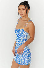 Penny-Lane-Blue-Floral-Print-Mini-Dress