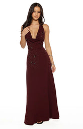 Corey-Burgundy-Beaded-Crepe-Maxi-Dress