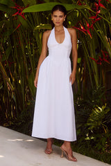 Henrietta Midi Dress White