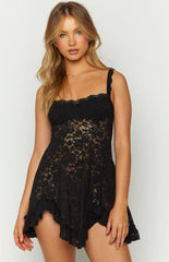 All-Mine-Black-Lace-Mini-Dress