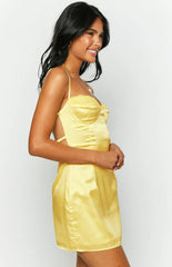Trouble-Yellow-Mini-Dress