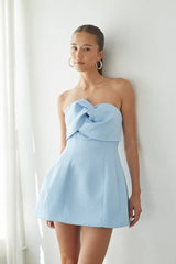 Alix-Twist-Front-Bubble-Mini-Dress
