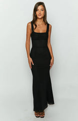 Beverley-Black-Mesh-Maxi-Dress