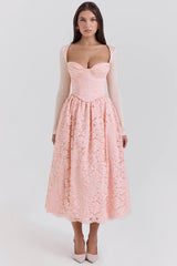 Ballerina Pink Lace Corset Skirt And Bolero Sale