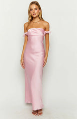 Elvira-Pink-Satin-Formal-Maxi-Dress