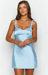 Marbelle-Blue-Satin-Mini-Dress