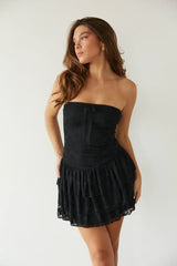 Myra Lace Fit And Flare Mini Dress