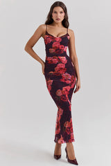 Romantic Floral Maxi Dress 73698