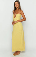 Braelyn-Yellow-Strapless-Maxi-Dress