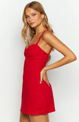 Marbelle-Red-Mini-Dress