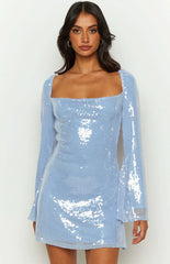 Marienne-Blue-Sequin-Mini-Dress