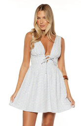 Saffron-Blue-Floral-Tie-Mini-Dress