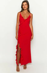 Nahanee-Red-Ruffle-Maxi-Dress