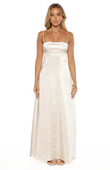 Natasha-Cream-Satin-Maxi-Dress