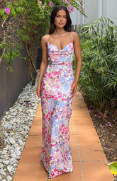 Laufry-Yellow-Floral-Print-Maxi-Dress