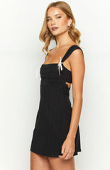 Taylor-Black-Tie-Back-Mini-Dress