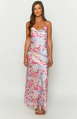 Laufry-Yellow-Floral-Print-Maxi-Dress