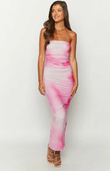 Imogen-Pink-Print-Strapless-Maxi-Dress