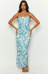 Imogen-Blue-Floral-Strapless-Maxi-Dress
