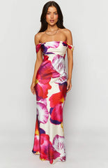 Ella-Pink-Floral-Print-Off-Shoulder-Formal-Dress
