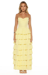 Georgie-Yellow-Ruffle-Maxi-Dress