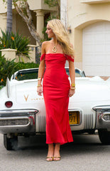 Ella-Red-Off-Shoulder-Formal-Dress
