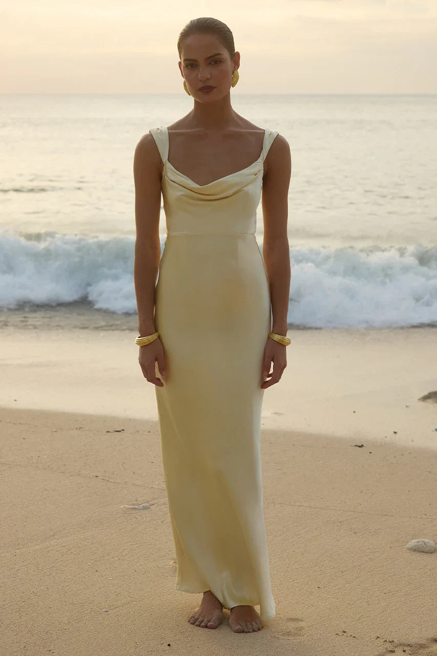 Margot Maxi Dress Lemon
