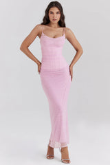Cotton Candy Corset Maxi Dress 48854