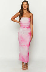 Imogen-Pink-Print-Strapless-Maxi-Dress
