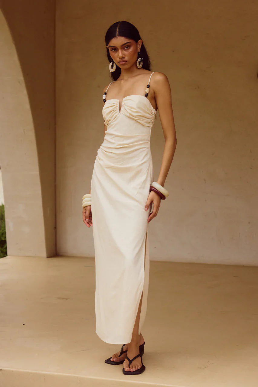 Marianna Midi Dress Cream