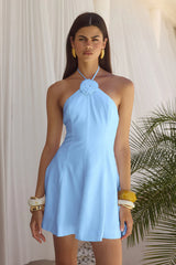 Shelbie Mini Dress Sky Blue