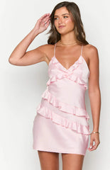 Lydia-Pink-Mini-Dress