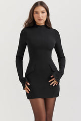 Black Mini Dress 57794