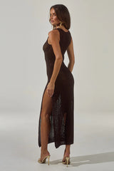 Ariya-Sleeveless-Knit-Maxi-Dress-Chocolate-Metallic