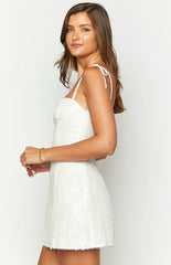 Penny-Lane-White-Sequin-Mini-Dress
