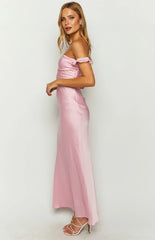 Elvira-Pink-Satin-Formal-Maxi-Dress