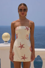 Ibiza Mini Dress Sand Seashell